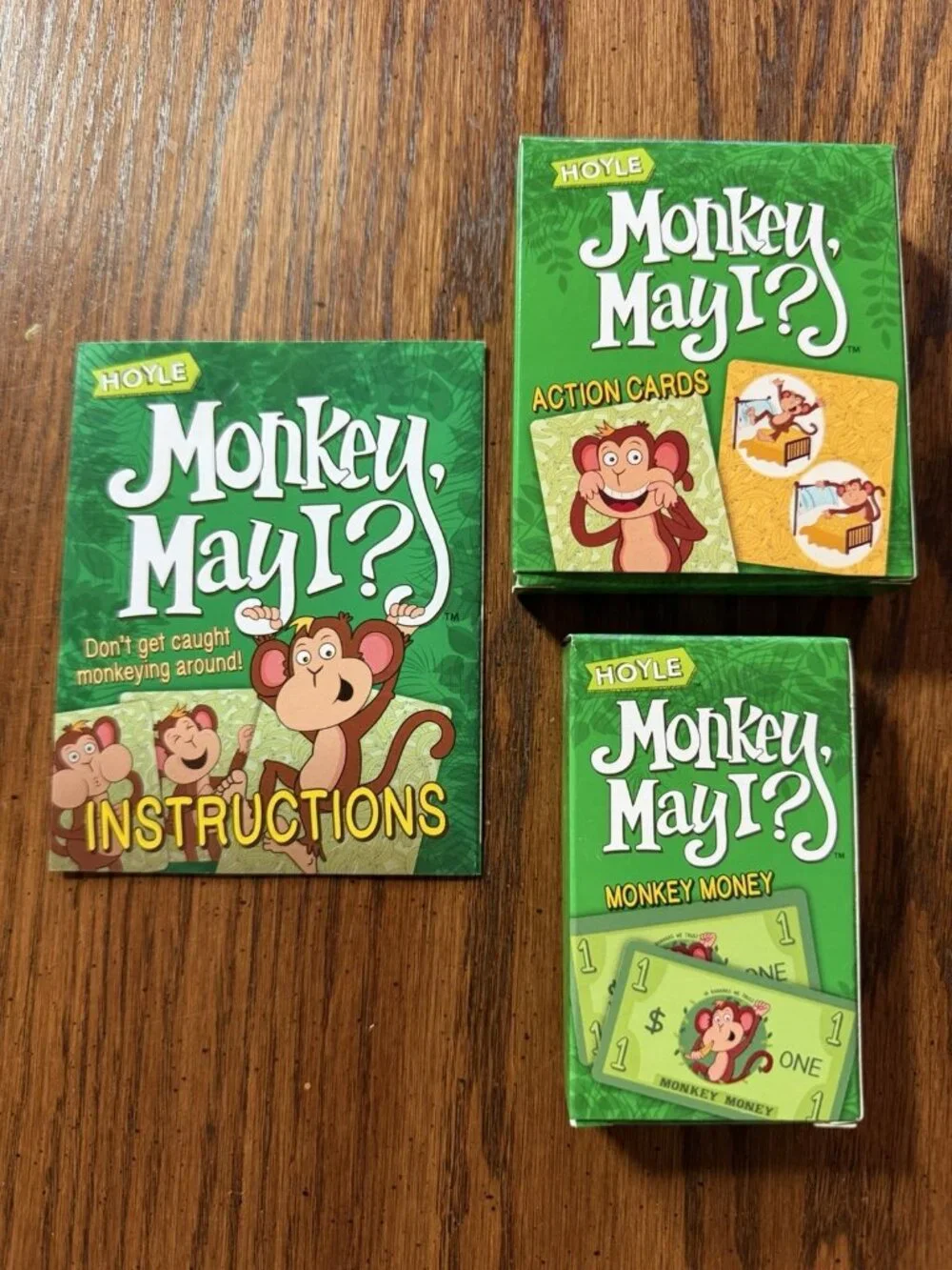 Guess Who? & Minkey May I? Card Games